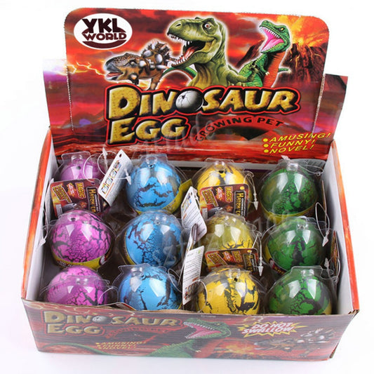 Growing Dinosaur Egg Toy Set - 12 Piece Hatching Dinos by HitMyNeed
