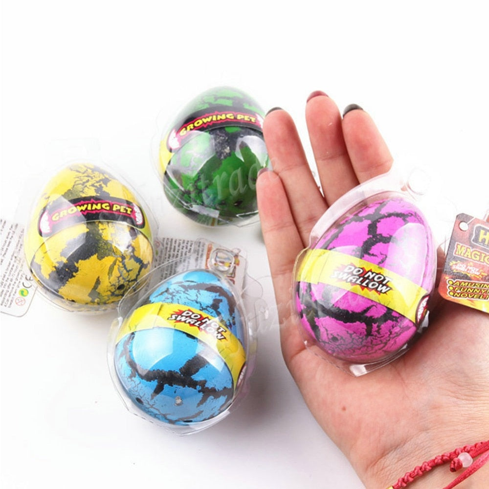 Growing Dinosaur Egg Toy Set - 12 Piece Hatching Dinos by HitMyNeed