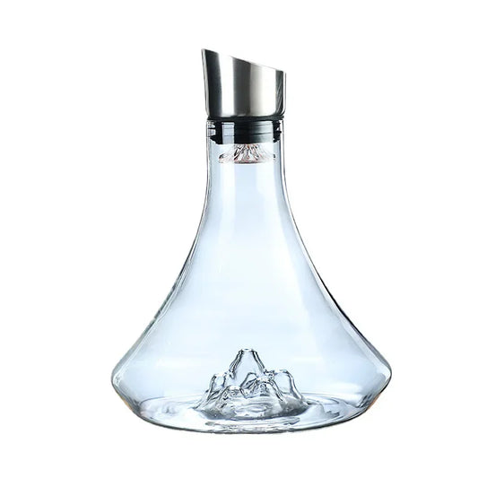 Guanshan Snow Mountain Glass Wine Decanter 1800ml by HitMyNeed