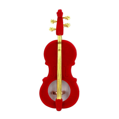 Guitar Shape Velvet Jewelry Gift Box by HitMyNeed