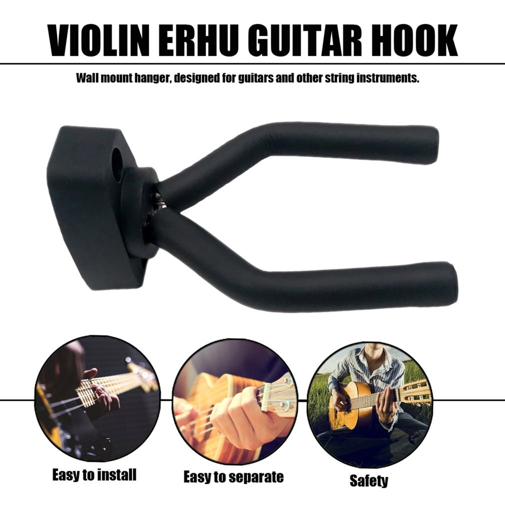 Guitar Wall Mount Hook Hanger with Padded Arms by HitMyNeed