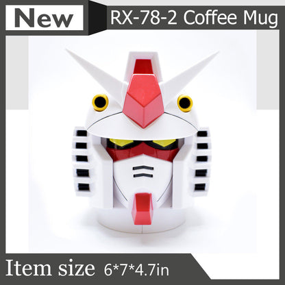Gundam Head Mug with Stainless Steel Inner Cup by HitMyNeed
