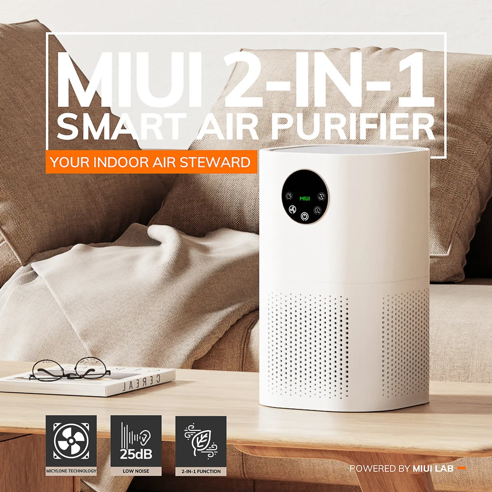 H13 HEPA Air Purifier for Bedroom & Pet Allergies by HitMyNeed