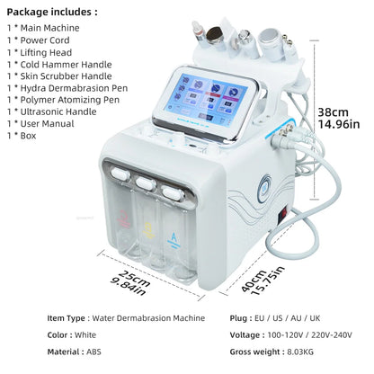 H2O2 Hydro Oxygen Jet Peel Small Bubble Facial Machine by HitMyNeed
