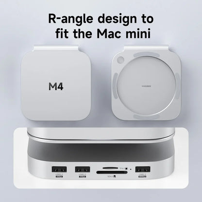 Hagibis USB-C Hub & M.2 SSD Stand for Mac mini M4/M4 Pro by HitMyNeed