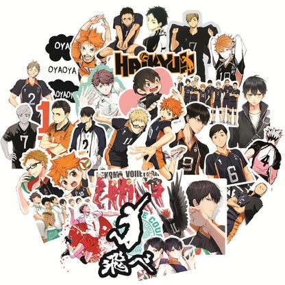 Haikyu Anime PVC Stickers Set (50pcs) by HitMyNeed