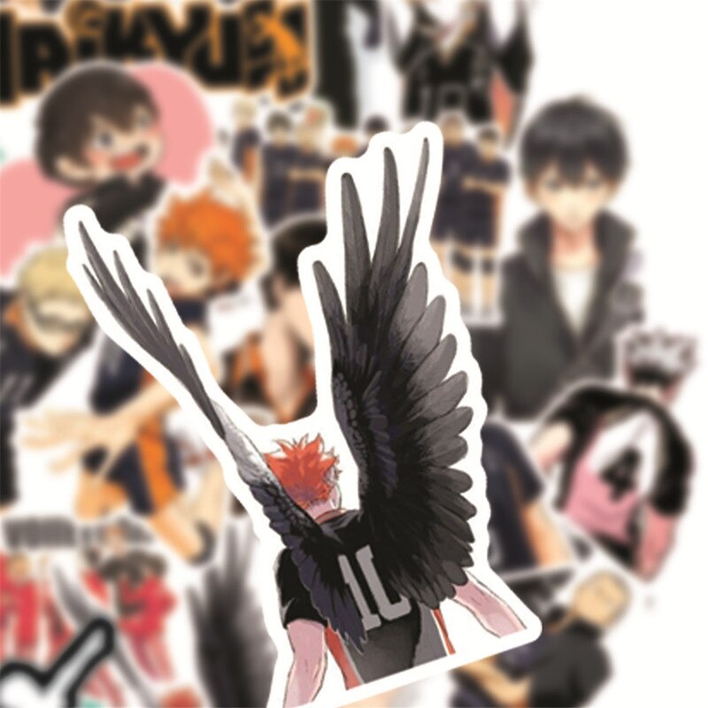 Haikyu Anime PVC Stickers Set (50pcs) by HitMyNeed