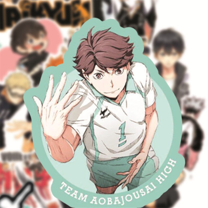 Haikyu Anime PVC Stickers Set (50pcs) by HitMyNeed