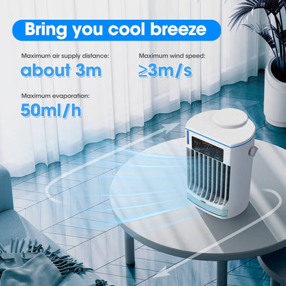 Haillicare USB Desktop Air Cooler with 500ml Tank by HitMyNeed