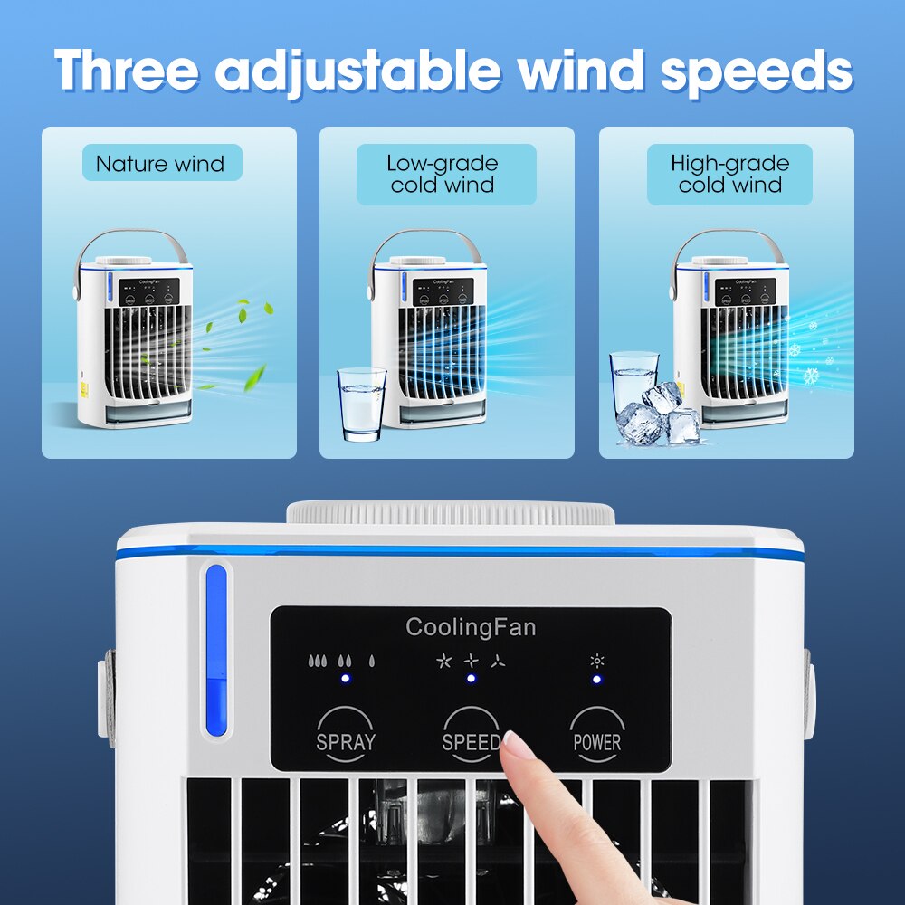Haillicare USB Desktop Air Cooler with 500ml Tank by HitMyNeed