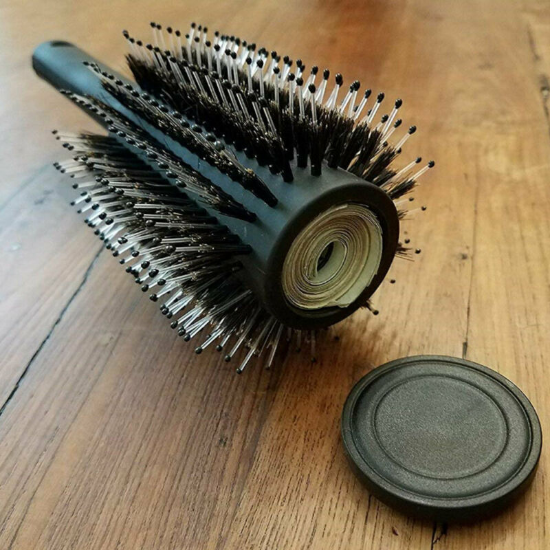 Hair Brush Hidden Safe for Jewelry and Cash by HitMyNeed