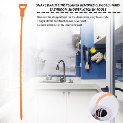 Hair Clog Remover Drain Cleaning Tool 50cm by HitMyNeed