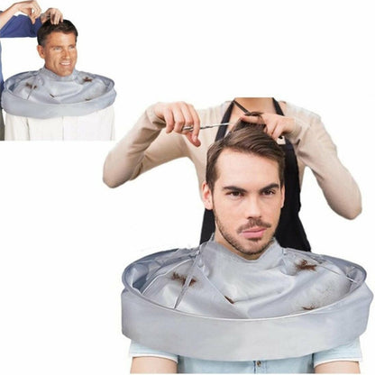 Hair Cutting Cape with Hair Catcher for Barbers by HitMyNeed
