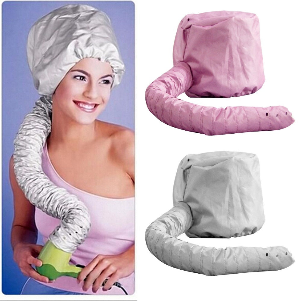 Hair Dryer Bonnet Cap for Hands-Free Drying by HitMyNeed