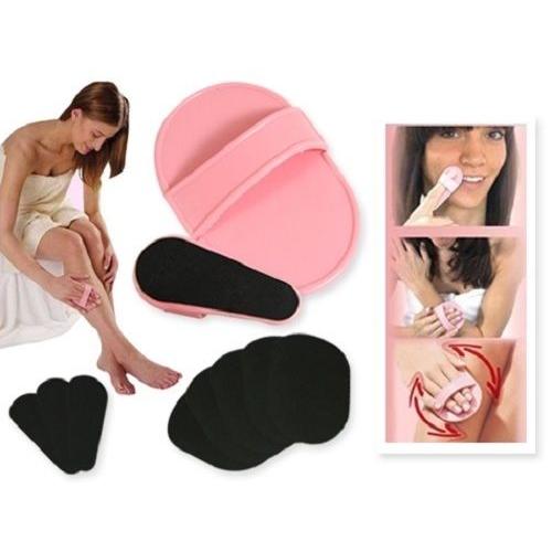 Hair Removal Pads Set of 13 with Travel Case by HitMyNeed