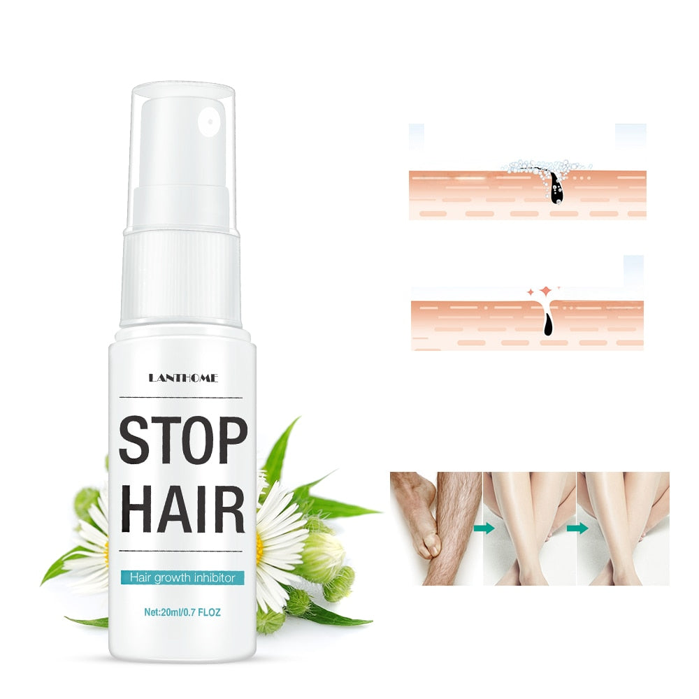 Hair Removal Spray Serum for Smooth Skin 20ml by HitMyNeed