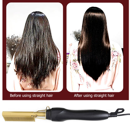 Hair Straightening Heating Comb with 3 Heat Modes us-plug by HitMyNeed