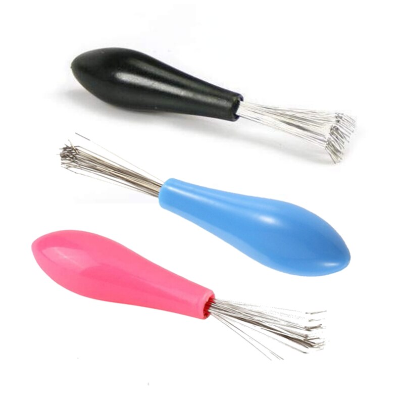 Hairbrush Cleaner Tool with Fine Steel Bristles by HitMyNeed