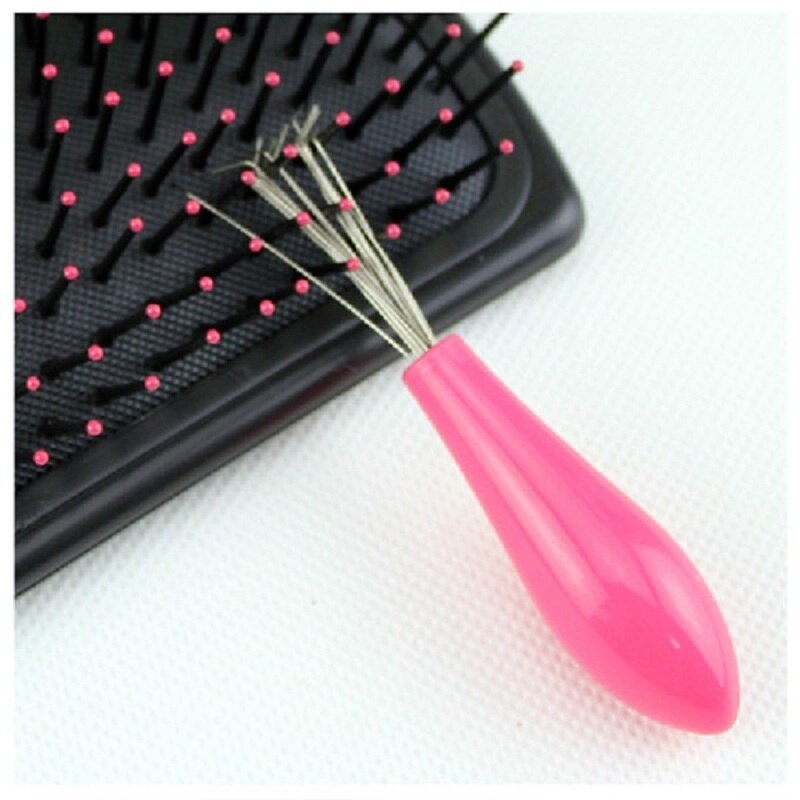 Hairbrush Cleaner Tool with Fine Steel Bristles by HitMyNeed