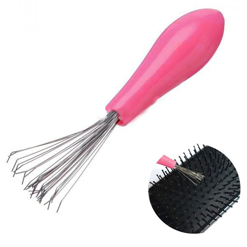 Hairbrush Cleaning Tool with Angled Metal Bristles by HitMyNeed