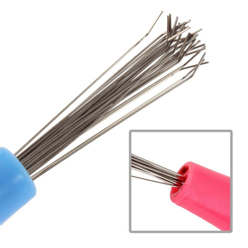 Hairbrush Cleaning Tool with Angled Metal Bristles by HitMyNeed