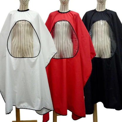Haircut Cape with Transparent Phone Window by HitMyNeed