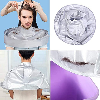 Haircut Umbrella Barber Cape for Clean Trims by HitMyNeed
