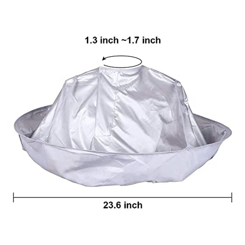 Haircut Umbrella Barber Cape for Clean Trims by HitMyNeed