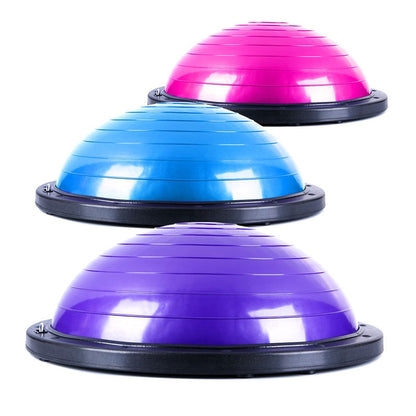 Half Balance Ball with Resistance Bands & Pump by HitMyNeed
