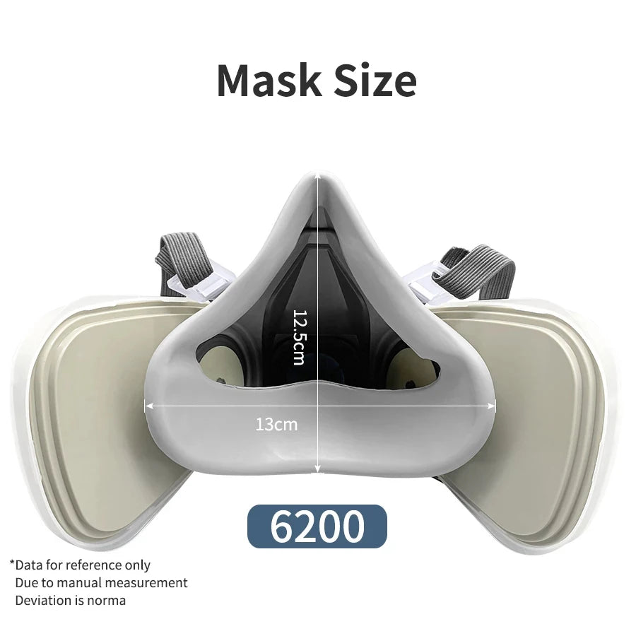 Half-Face Respirator Mask with 5N11 Particle Filters by HitMyNeed