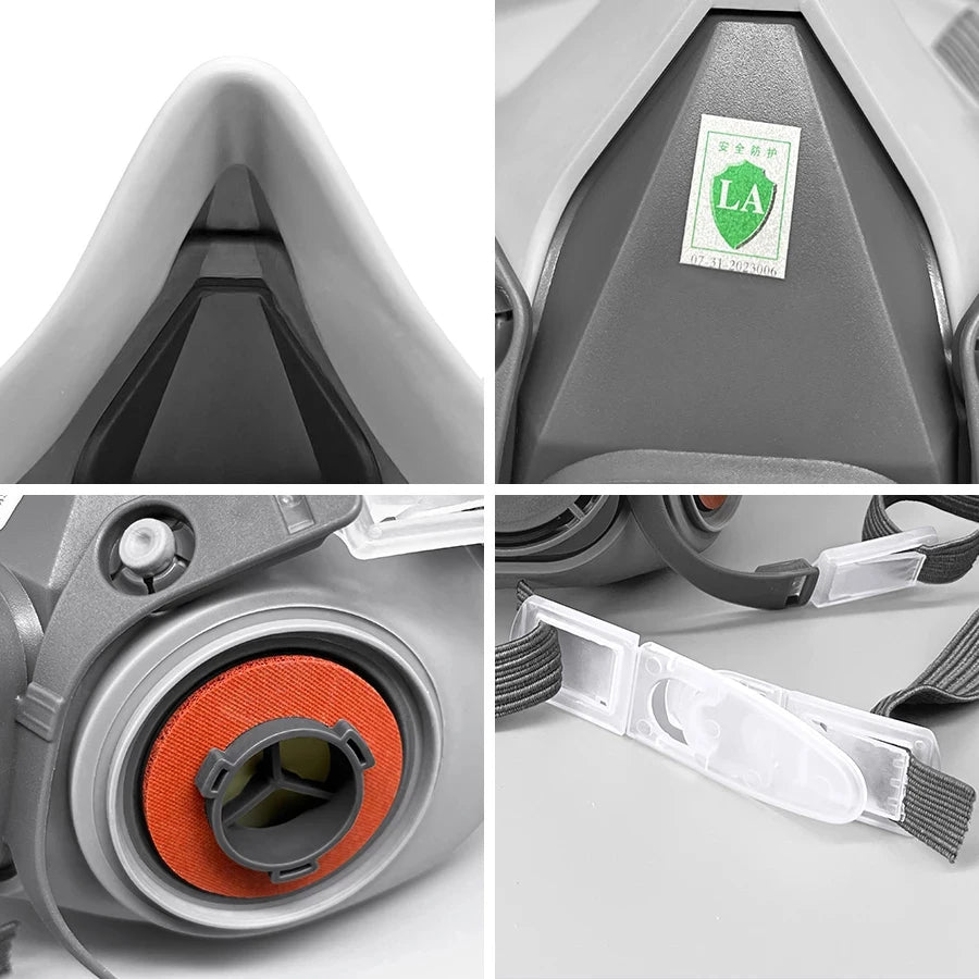 Half-Face Respirator Mask with 5N11 Particle Filters by HitMyNeed