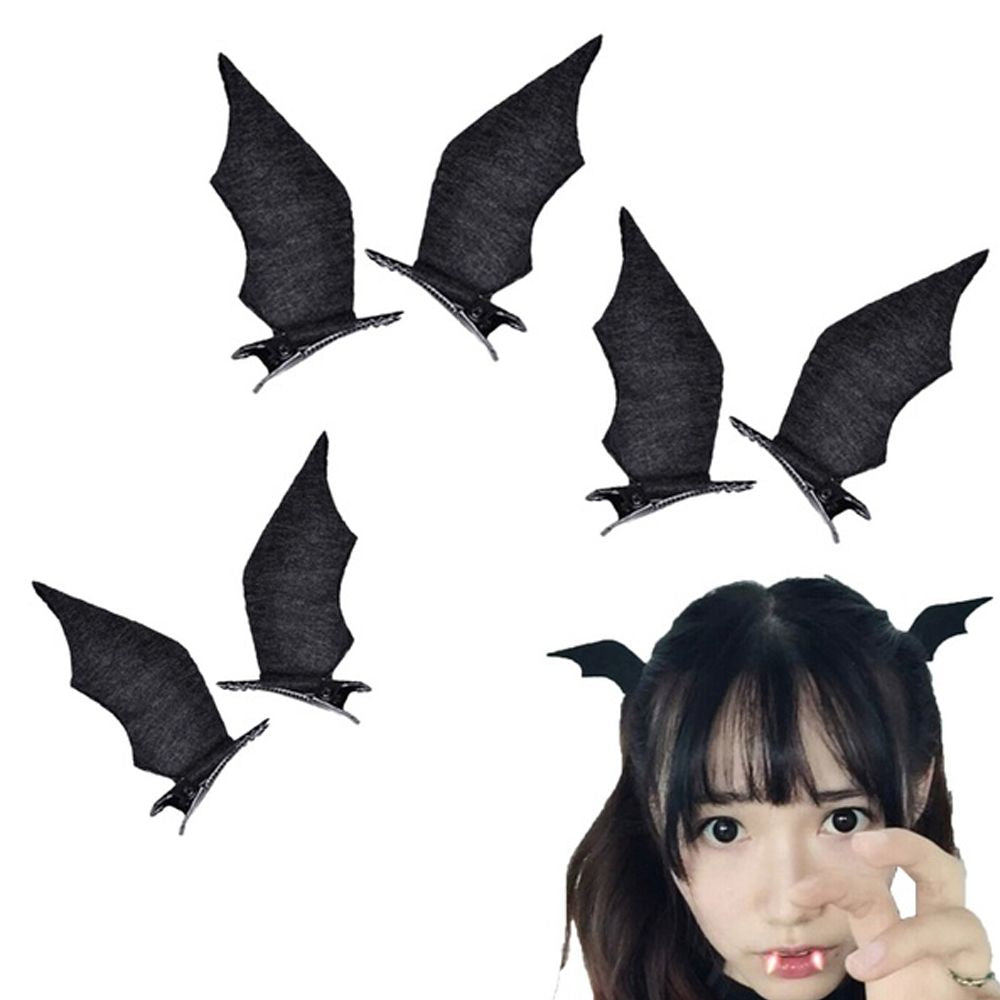 Halloween Bat Wings Hair Clips (Set of 2) by HitMyNeed