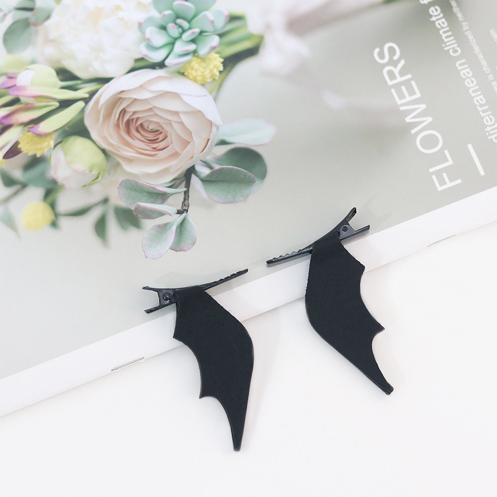 Halloween Bat Wings Hair Clips (Set of 2) by HitMyNeed