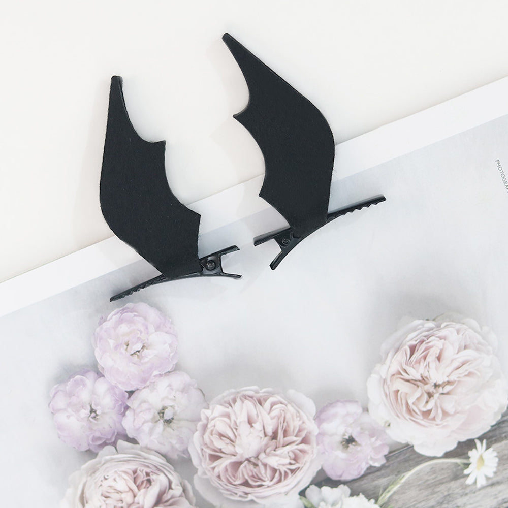 Halloween Bat Wings Hair Clips (Set of 2) by HitMyNeed