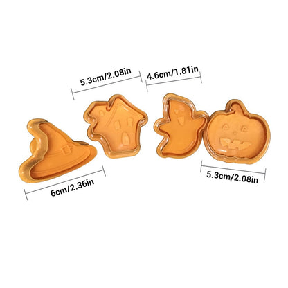 Halloween Biscuit Mold Cookie Cutters Set (4pcs) by HitMyNeed
