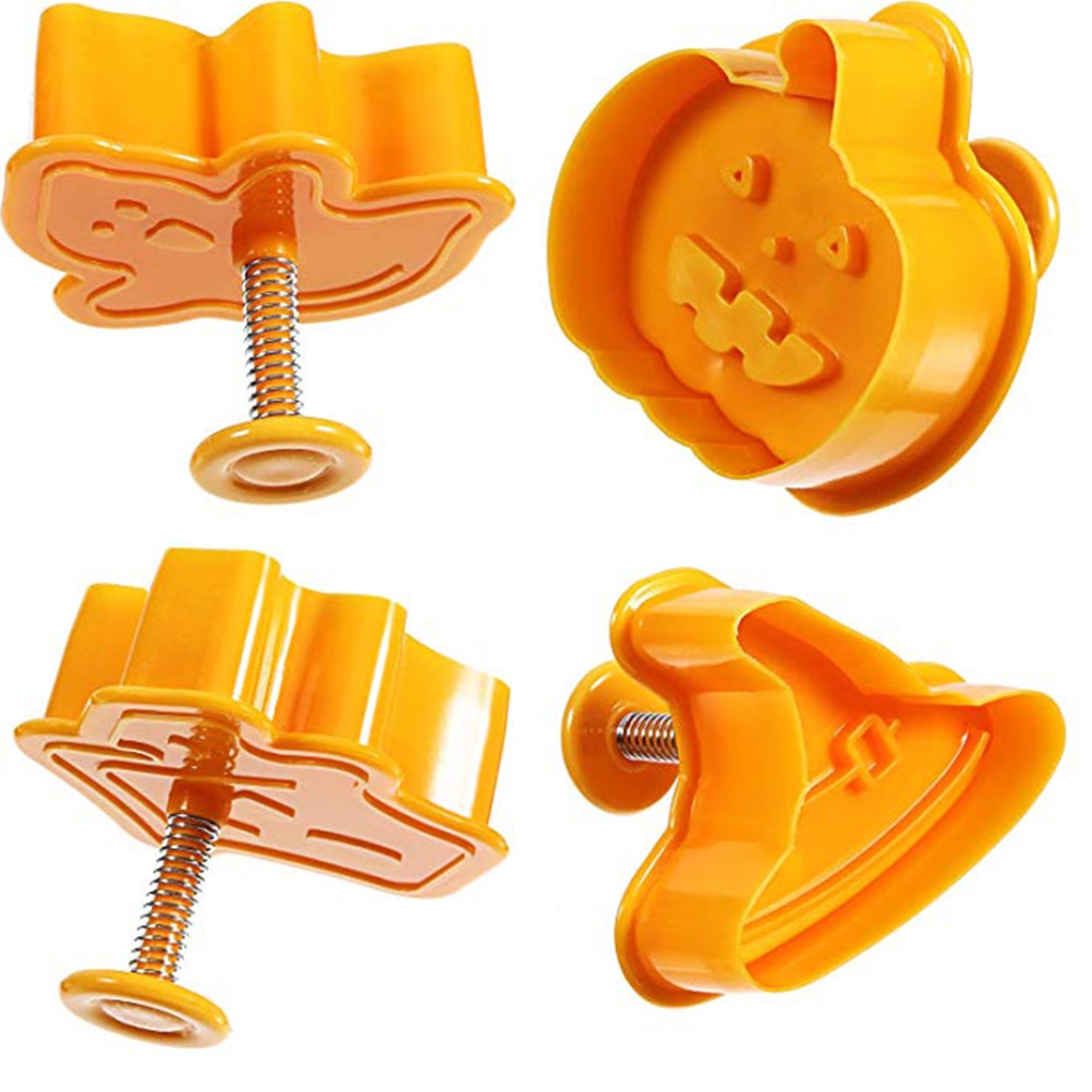 Halloween Biscuit Mold Cookie Cutters Set (4pcs) by HitMyNeed