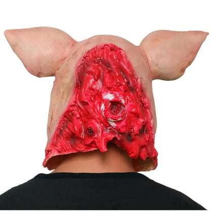 Halloween Bloody Pig Head Latex Horror Mask by HitMyNeed