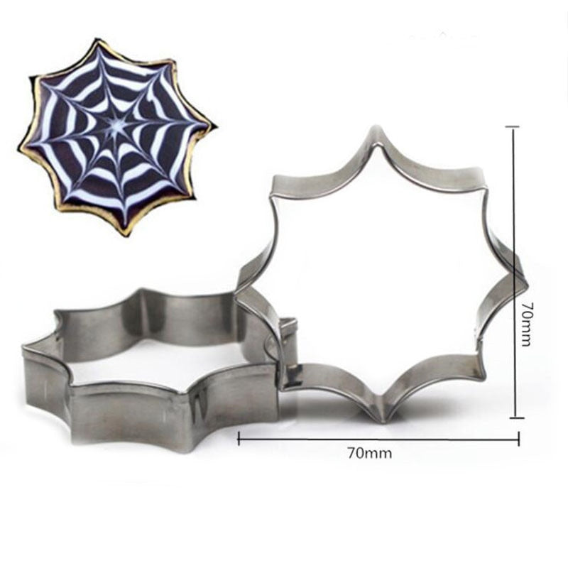 Halloween Cookie Cutter Set - Ghost, Bat & Web (3pcs) by HitMyNeed
