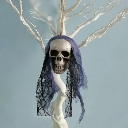 Halloween Foam Skull Bride Hanging Ornament 3.0 by HitMyNeed