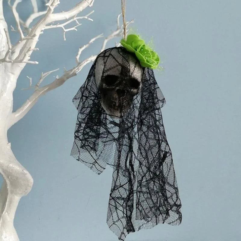 Halloween Foam Skull Bride Hanging Ornament 6.0 by HitMyNeed