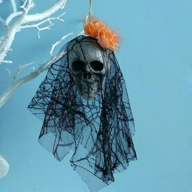 Halloween Foam Skull Bride Hanging Ornament 7.0 by HitMyNeed