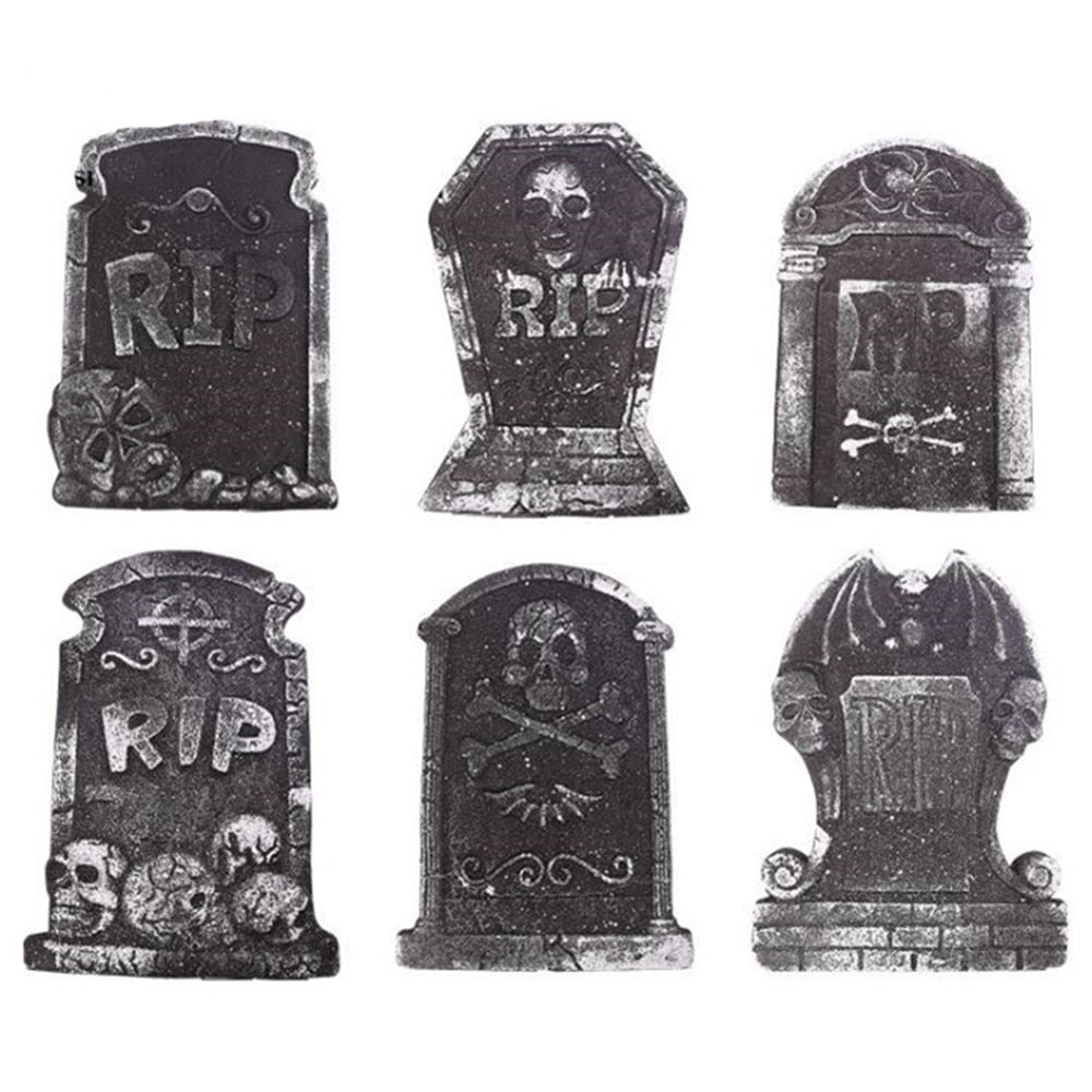 Halloween Foam Tombstone Yard Decoration by HitMyNeed
