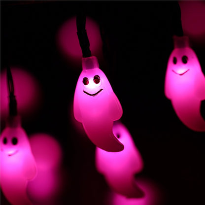 Halloween Ghost Solar String Lights, 30 LED Outdoor by HitMyNeed