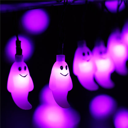 Halloween Ghost Solar String Lights, 30 LED Outdoor by HitMyNeed
