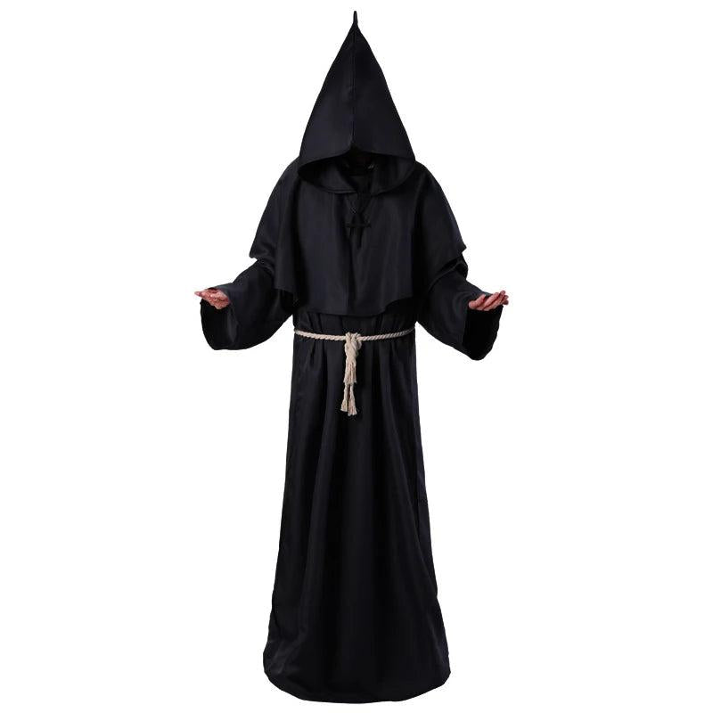 Halloween Medieval Priest & Wizard Robe Cloak Costume by HitMyNeed