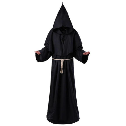 Halloween Medieval Priest & Wizard Robe Cloak Costume by HitMyNeed
