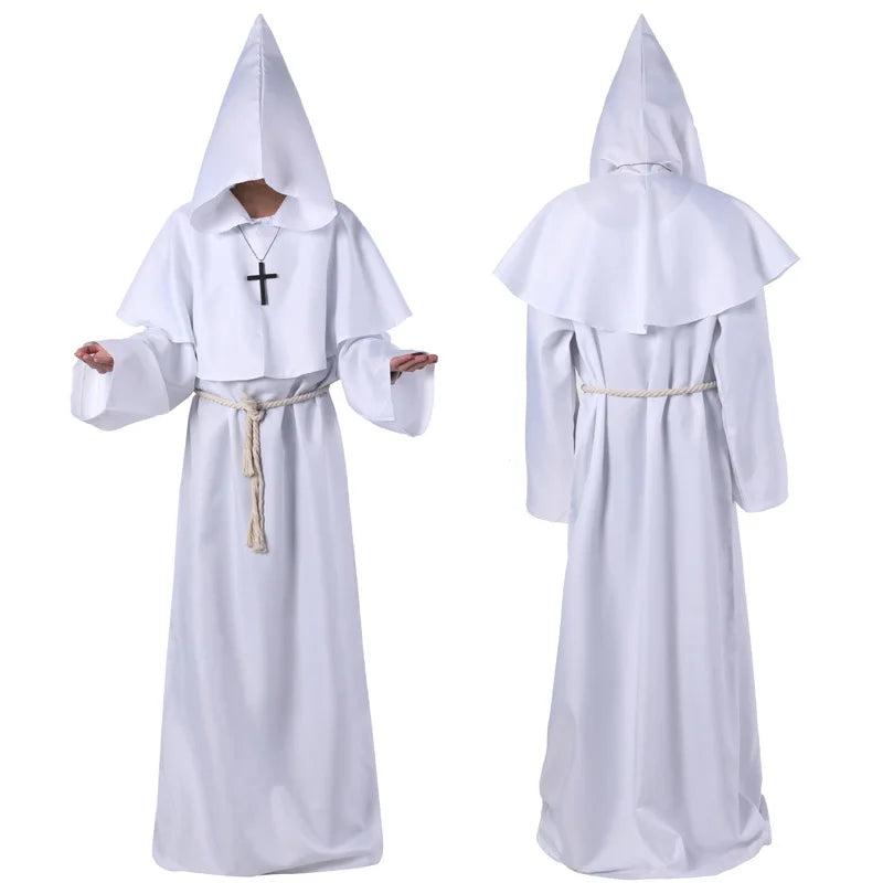 Halloween Medieval Priest & Wizard Robe Cloak Costume 11 xxl by HitMyNeed