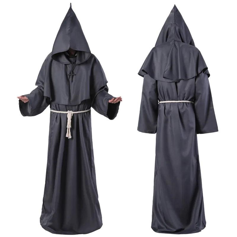 Halloween Medieval Priest & Wizard Robe Cloak Costume 22 xxl by HitMyNeed