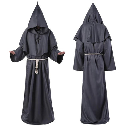 Halloween Medieval Priest & Wizard Robe Cloak Costume 22 xxl by HitMyNeed