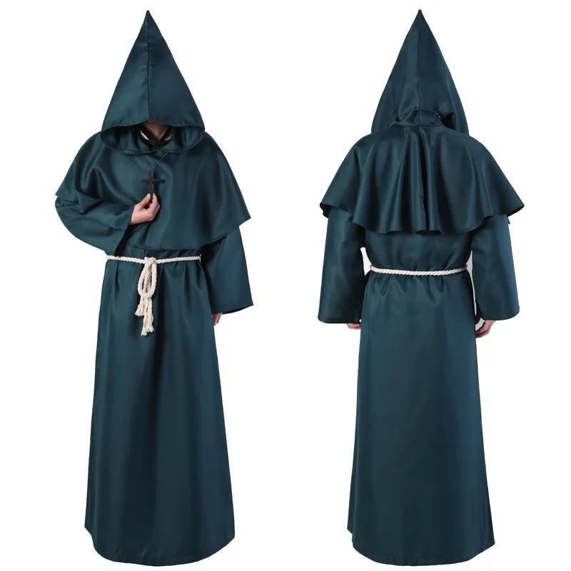 Halloween Medieval Priest & Wizard Robe Cloak Costume 33 xl by HitMyNeed